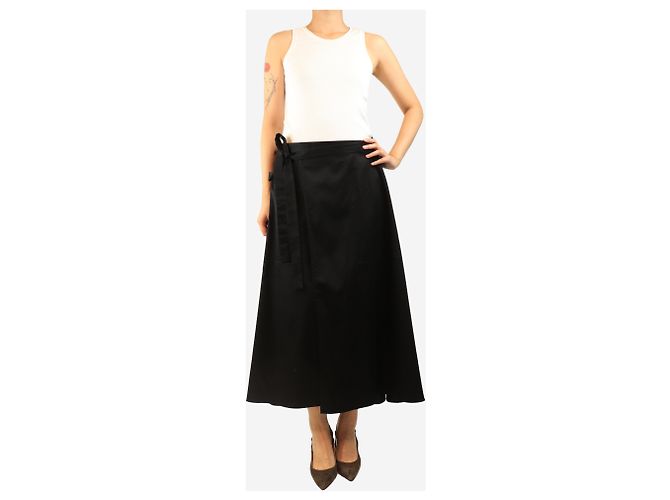 Joseph Falda cruzada Alix negra - size UK 16 Negro - vista 2