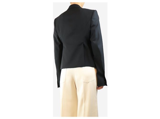 Rick Owens Schwarzer Wollblazer - size UK 14 - Ansicht 2