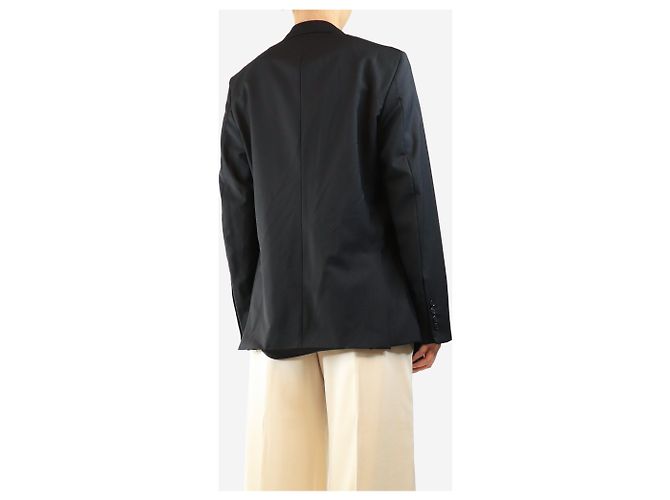 Prada Black wool-blend blazer - size UK 14 - view 2