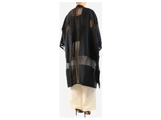 Autre Marque Copricostume in misto seta nero - size S - vista 2