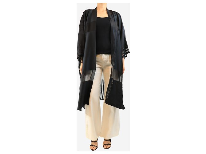 Autre Marque Copricostume in misto seta nero - size S - vista 3