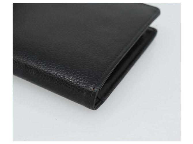 CHANEL COCO Mark Long Wallet Caviar Skin Black Gold CC - vista 15