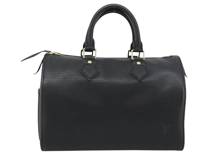 LOUIS VUITTON Epi Speedy 30 Hand Bag Noir Black M43002 LV - vista 13
