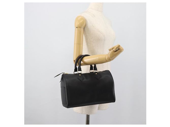 LOUIS VUITTON Epi Speedy 30 Hand Bag Noir Black M43002 LV - vista 20