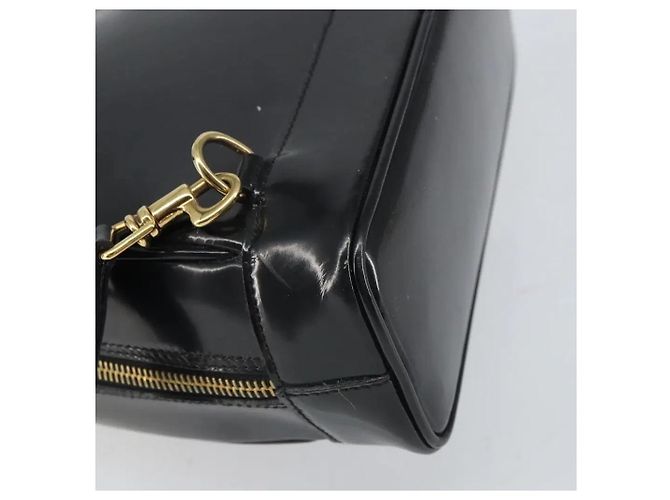 Bamboo Zaino Gucci in pelle nera con bambù - vista 13