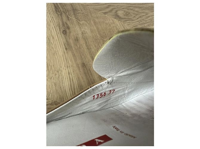 Prada Leder Mules Beige Karamell - Ansicht 8