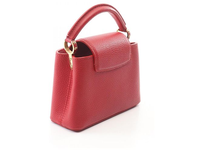 Borsa a mano 2-Way Louis Vuitton Capucines Mini Rosso - vista 2