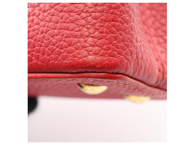 Borsa a mano 2-Way Louis Vuitton Capucines Mini Rosso - vista 8