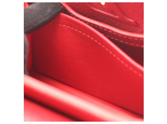 Borsa a mano 2-Way Louis Vuitton Capucines Mini Rosso - vista 9