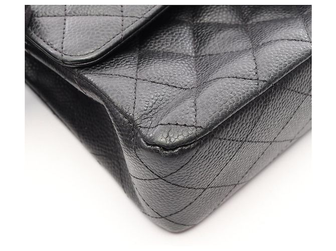 Timeless Borsa a tracolla Chanel Matelassé Double Flap Nero - vista 11