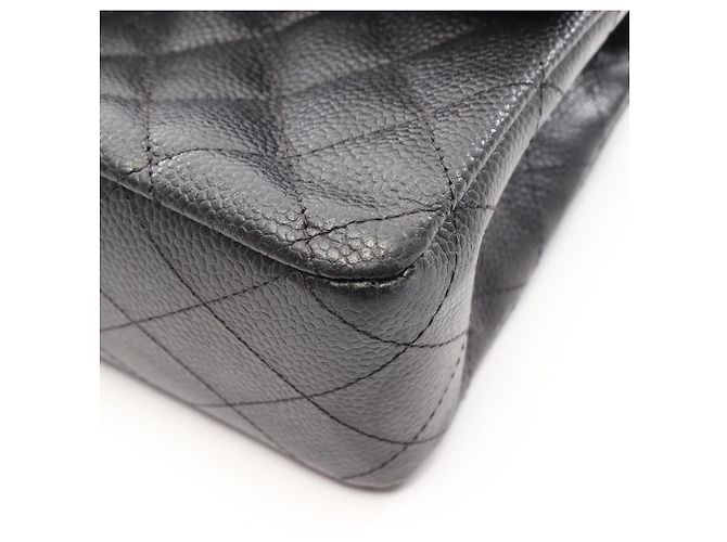 Timeless Borsa a tracolla Chanel Matelassé Double Flap Nero - vista 12