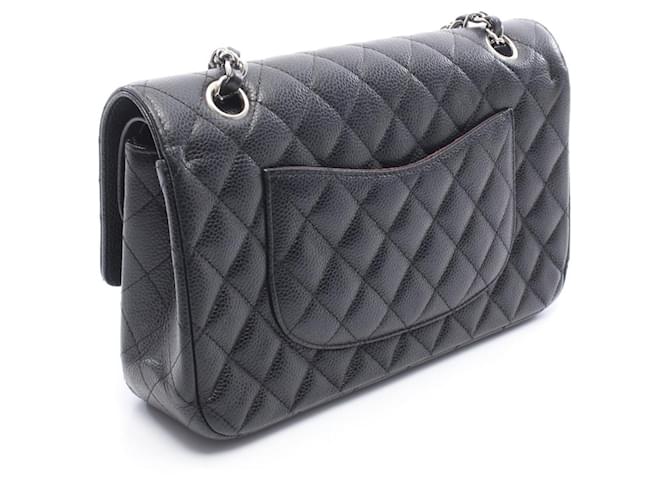Borsa a tracolla Chanel Matelassé Double Flap Nero - vista 2