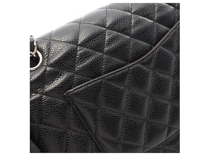 Borsa a tracolla Chanel Matelassé Double Flap Nero - vista 10