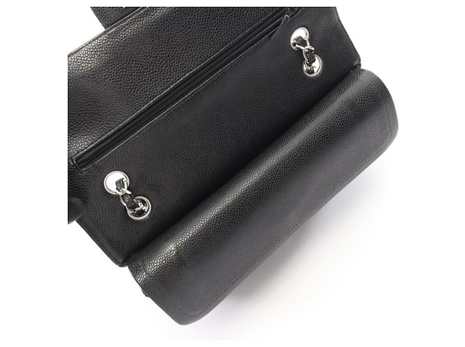 Borsa a tracolla Chanel Matelassé Double Flap Nero - vista 6