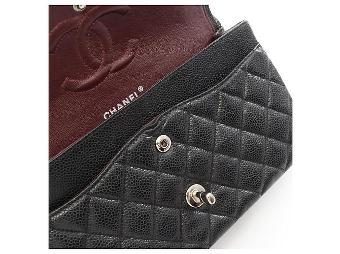 Borsa a tracolla Chanel Matelassé Double Flap Nero - vista 7