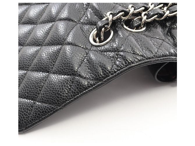 Borsa a tracolla Chanel Matelassé Double Flap Nero - vista 9