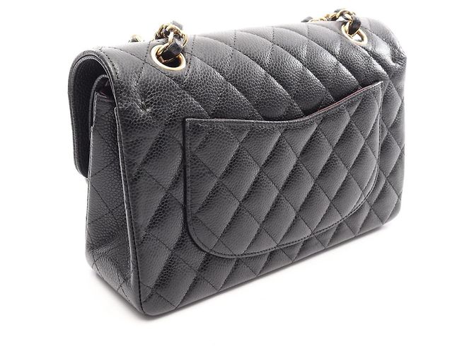 Borsa a tracolla Chanel Matelassé Double Flap Nero - vista 2