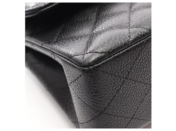 Borsa a tracolla Chanel Matelassé Double Flap Nero - vista 6