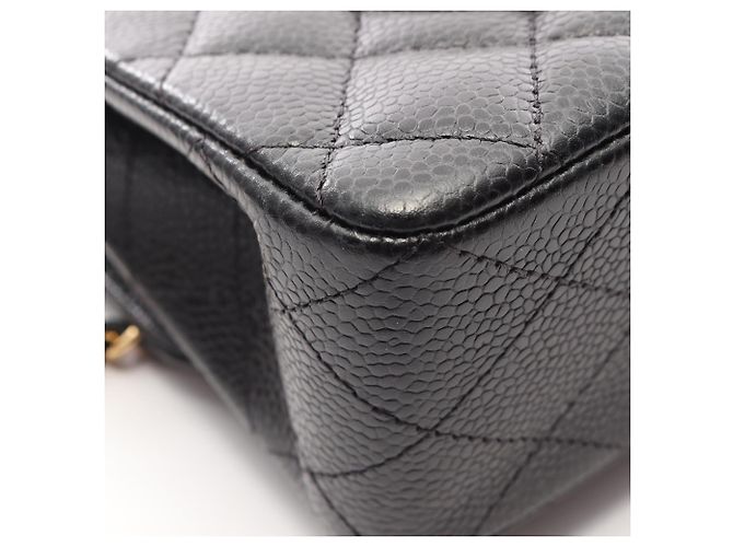 Borsa a tracolla Chanel Matelassé Double Flap Nero - vista 7