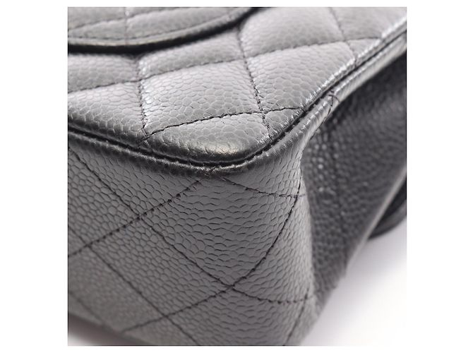 Borsa a tracolla Chanel Matelassé Double Flap Nero - vista 8
