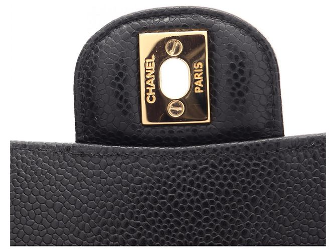 Borsa a tracolla Chanel Matelassé Double Flap Nero - vista 9