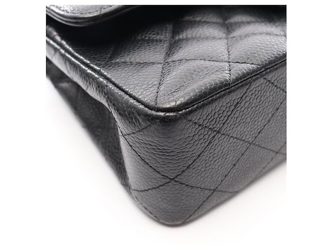 Borsa a tracolla Chanel Matelassé Double Flap Nero - vista 10