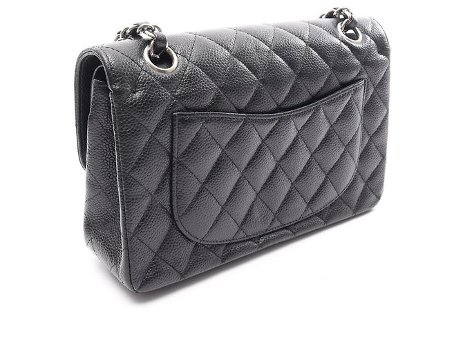 Borsa a tracolla Chanel Matelassé Double Flap Nero - vista 2