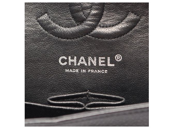 Borsa a tracolla Chanel Matelassé Double Flap Nero - vista 4