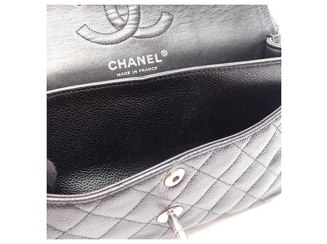 Borsa a tracolla Chanel Matelassé Double Flap Nero - vista 7