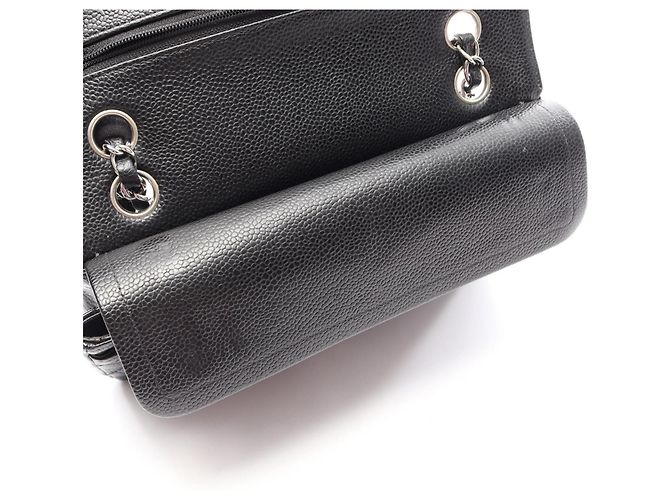 Borsa a tracolla Chanel Matelassé Double Flap Nero - vista 8