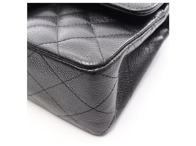 Borsa a tracolla Chanel Matelassé Double Flap Nero - vista 9