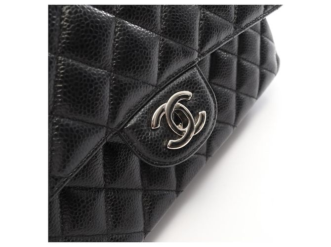 Borsa a tracolla Chanel Matelassé Double Flap Nero - vista 10