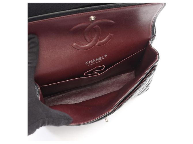 Borsa a tracolla Chanel Matelassé Double Flap Nero - vista 3