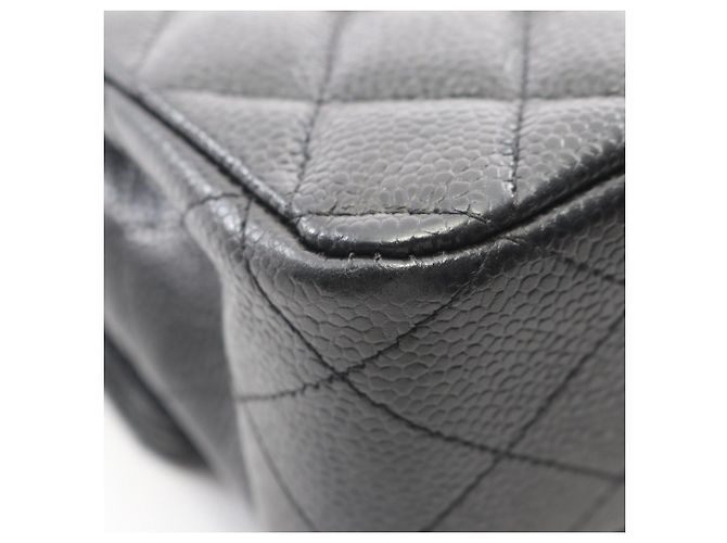 Borsa a tracolla Chanel Matelassé Double Flap Nero - vista 7