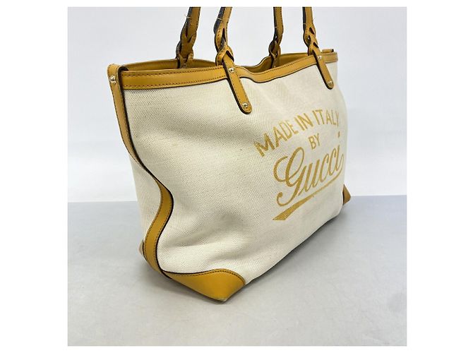 Borsa Tote Gucci 247209 Beige Giallo - vista 2