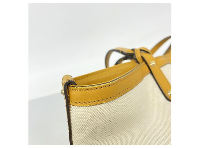 Borsa Tote Gucci 247209 Beige Giallo - vista 8