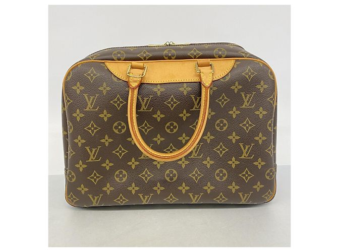 Borsa Louis Vuitton Monogram Deauville Marrone - vista 11