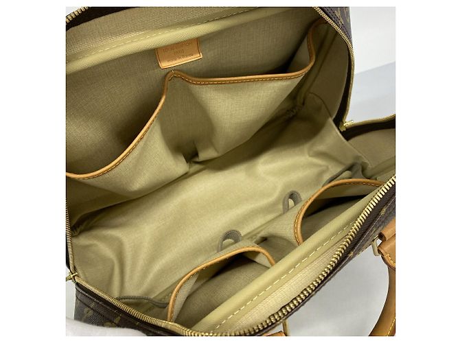 Borsa Louis Vuitton Monogram Deauville Marrone - vista 4