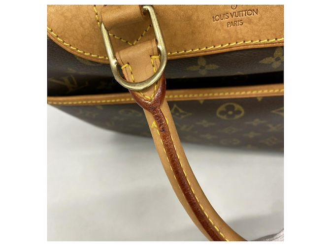 Borsa Louis Vuitton Monogram Deauville Marrone - vista 8