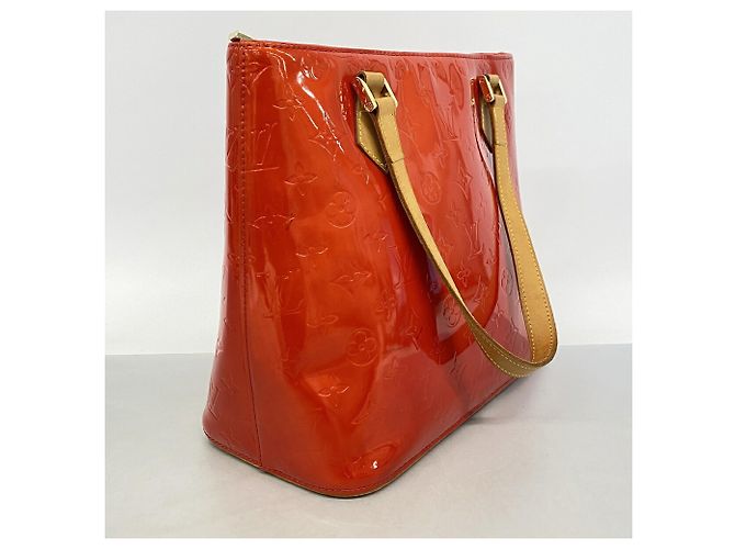 Borsa Tote Louis Vuitton Vernis Houston M91092 Rouge Rosso - vista 2