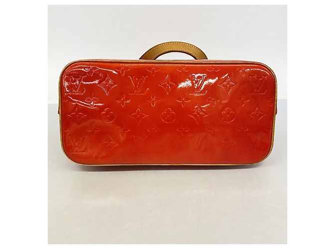 Borsa Tote Louis Vuitton Vernis Houston M91092 Rouge Rosso - vista 3