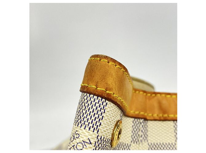 Borsa Tote Louis Vuitton Damier Azur Hampstead MM Bianco - vista 7