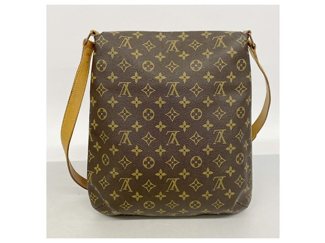 Louis Vuitton Monogram Musette Schultertasche Braun - Ansicht 12