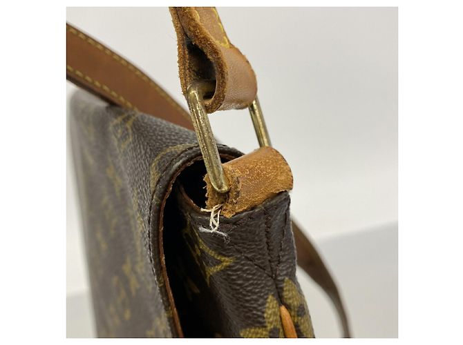 Louis Vuitton Monogram Musette Schultertasche Braun - Ansicht 9