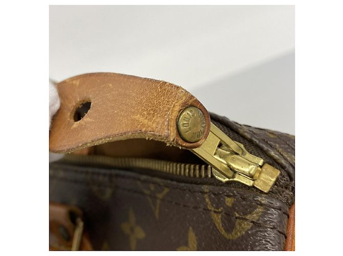 Borsa Louis Vuitton Monogram Speedy 35 M41107 Marrone - vista 8