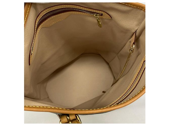 Borsa Tote Louis Vuitton Monogram Bucket GM Marrone - vista 4