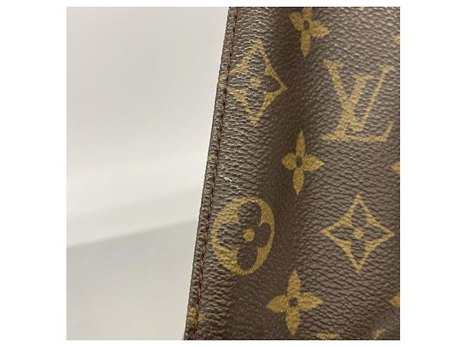 Borsa Tote Louis Vuitton Monogram Bucket GM Marrone - vista 9