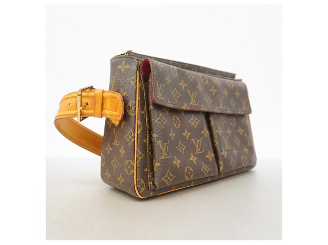 Borsa a tracolla Louis Vuitton Monogram Vivacite GM Marrone - vista 2