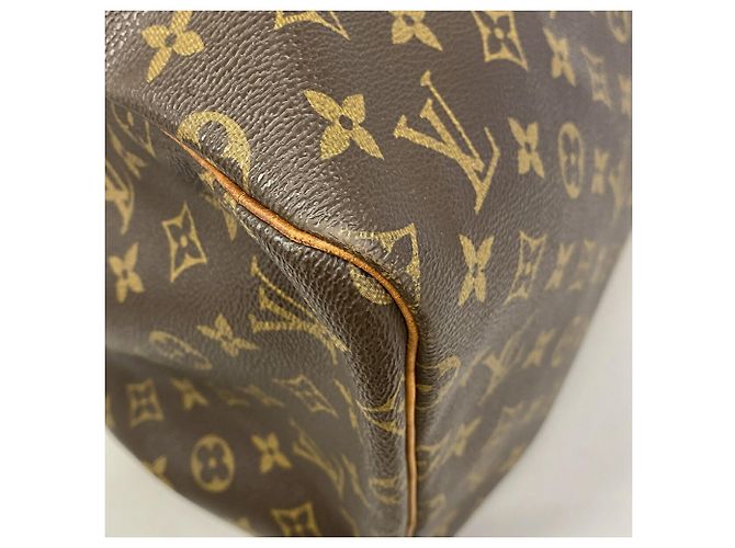 Louis Vuitton Boston Monogram Keepall 55 Marrone - vista 9