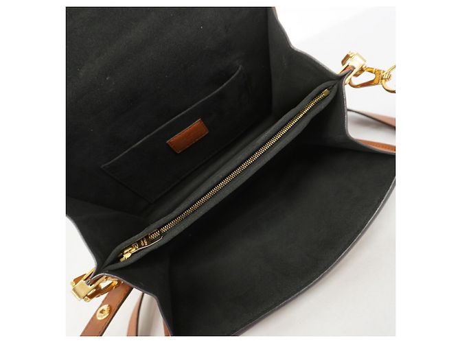 Borsa a tracolla Louis Vuitton Monogram Reverse Dauphine MM Marrone - vista 4